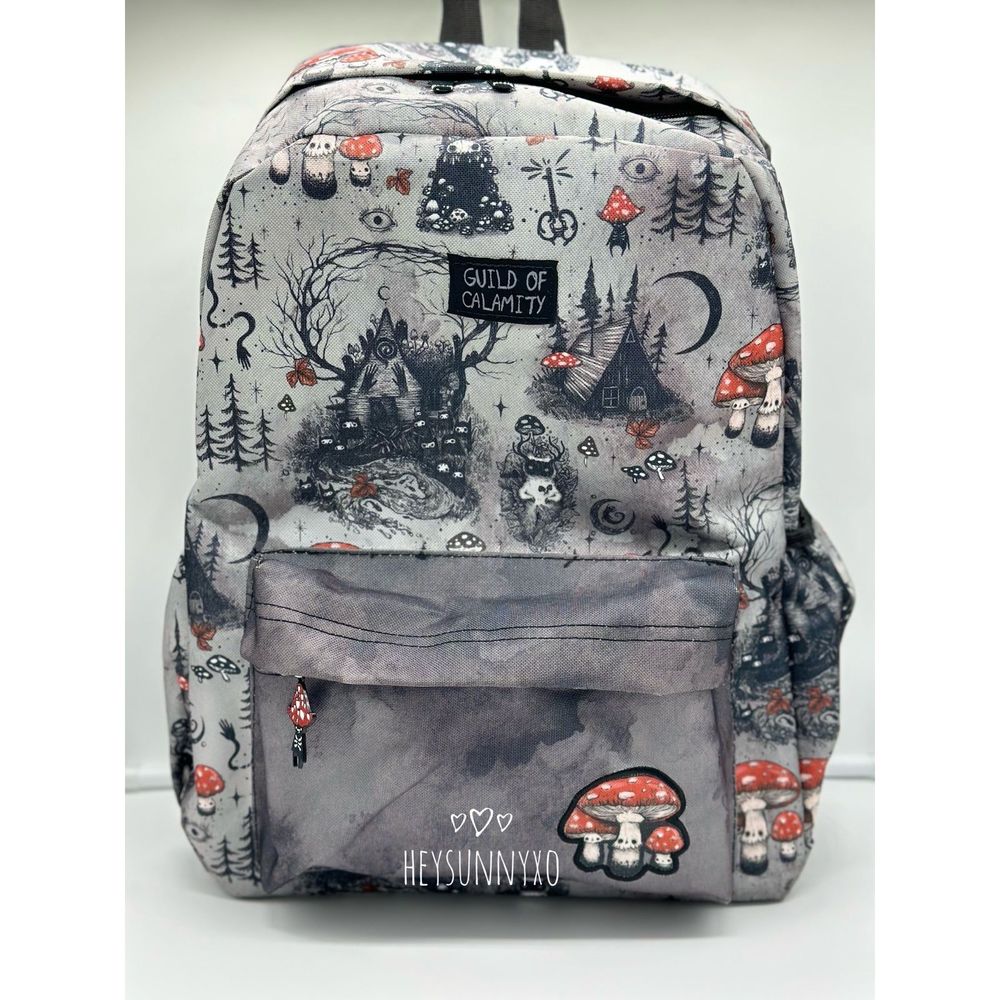 Dark Mushroom Creatures Backpack By Guild Of Calamity
